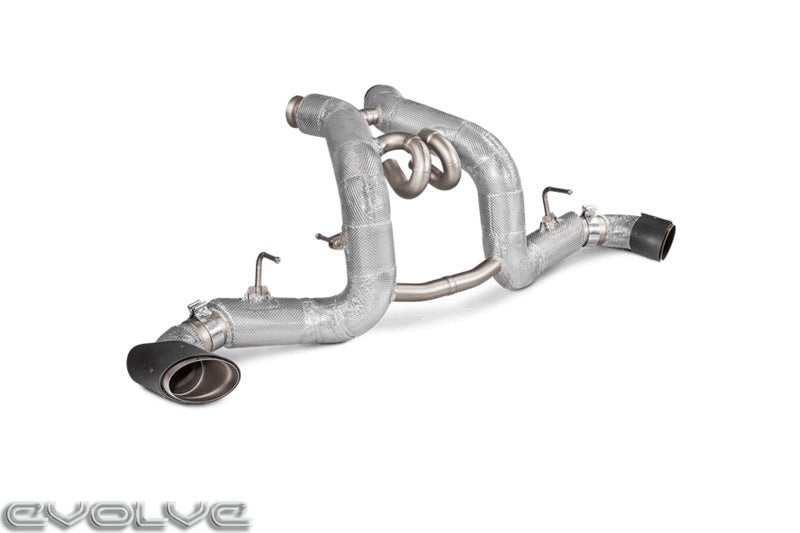 Akrapovic Slip On Line (Titanium) - McLaren 540C | 570S | 570GT - Evolve Automotive